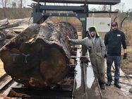 Large Sawn Wood Diameter 1500mm Wood Saw Machines Large Scale Chain Sawmill