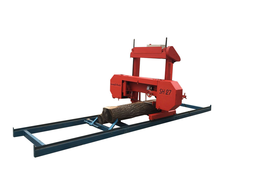 SH27 Horizontal Band Saw Mills Wood Portable Sawmill Africa Hardwood