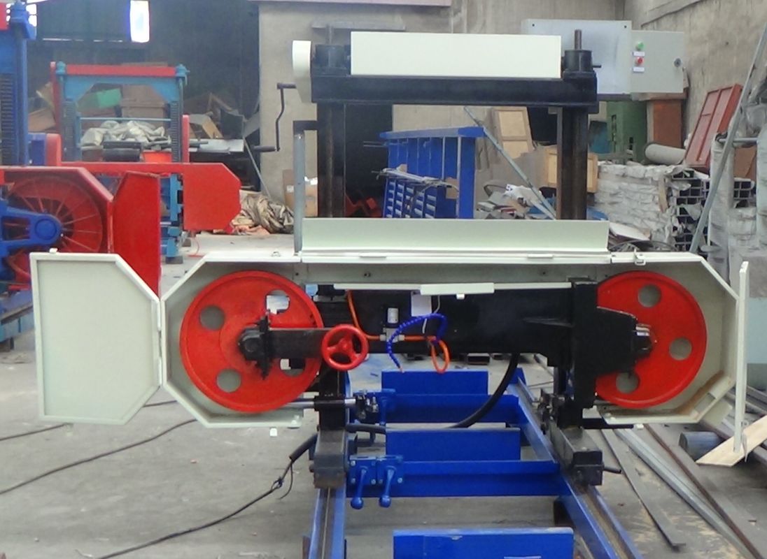 wood machine band saw wood mizer horizontal type portable sawmill machine