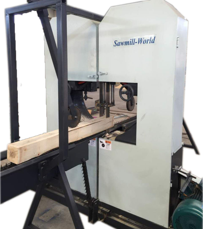 Twin Blades Edger Saw, Wood Vertical Band Saw, Tree Log Cutting Mill