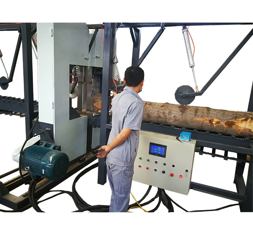 TVBS700 Vertical twin edger saw, wood band saw, wood cutting sawmill machine