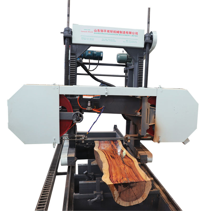 Horizontal Wood Sawmill Portable Band Saw Machine For Cutting Tree Trunk