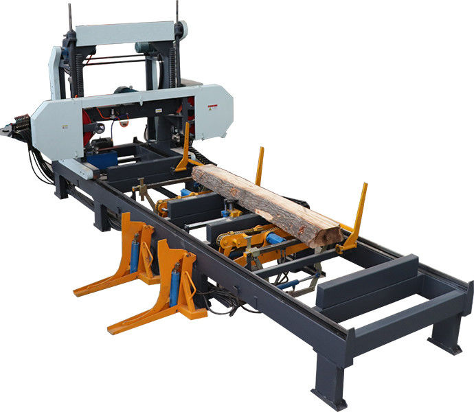 Hydraulic horizontal band sawing machine saw mills for automatic wood
