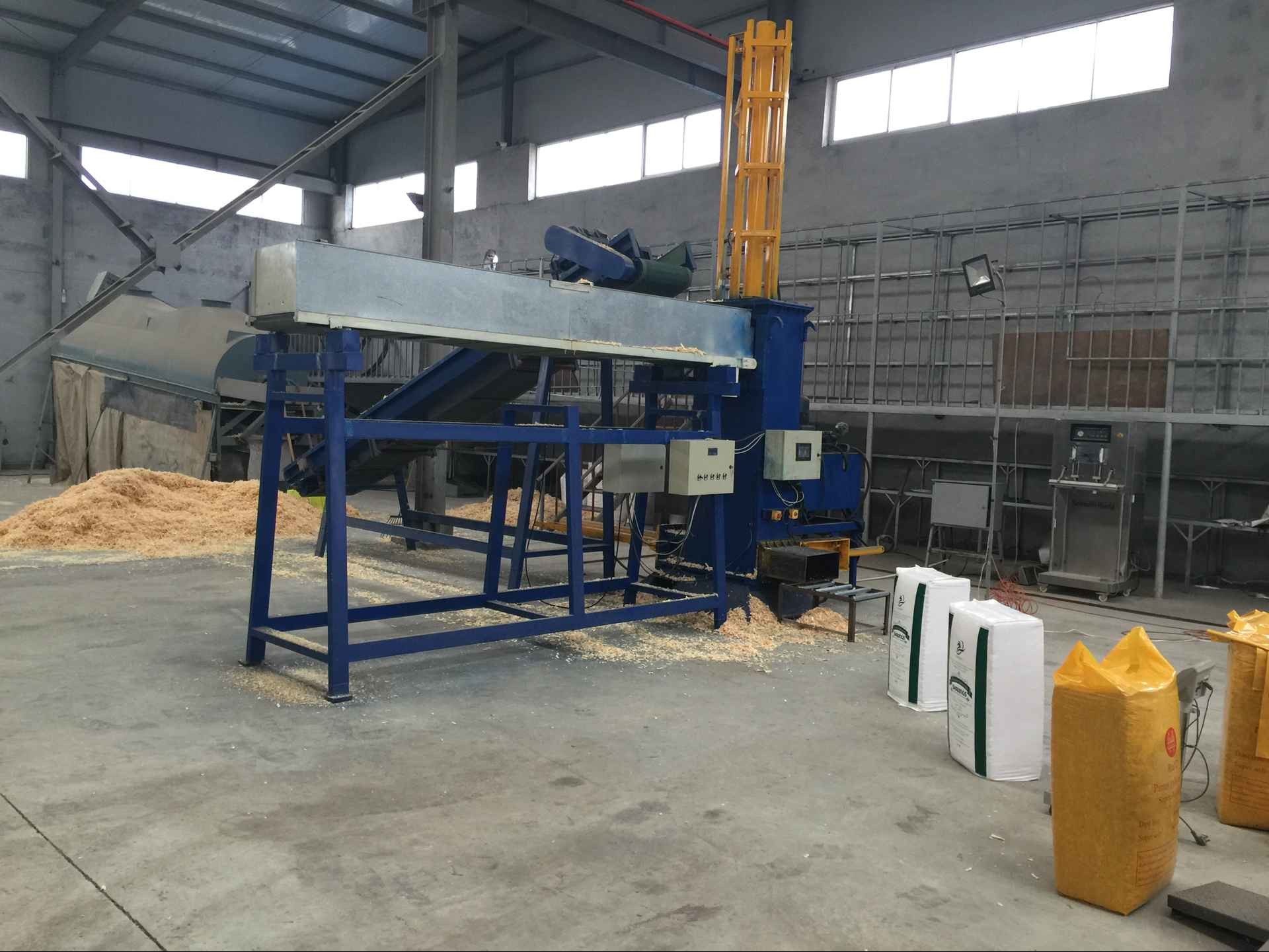 Wood Shaving Compress Packing Machine Horizontal Sawdust Baler Machine