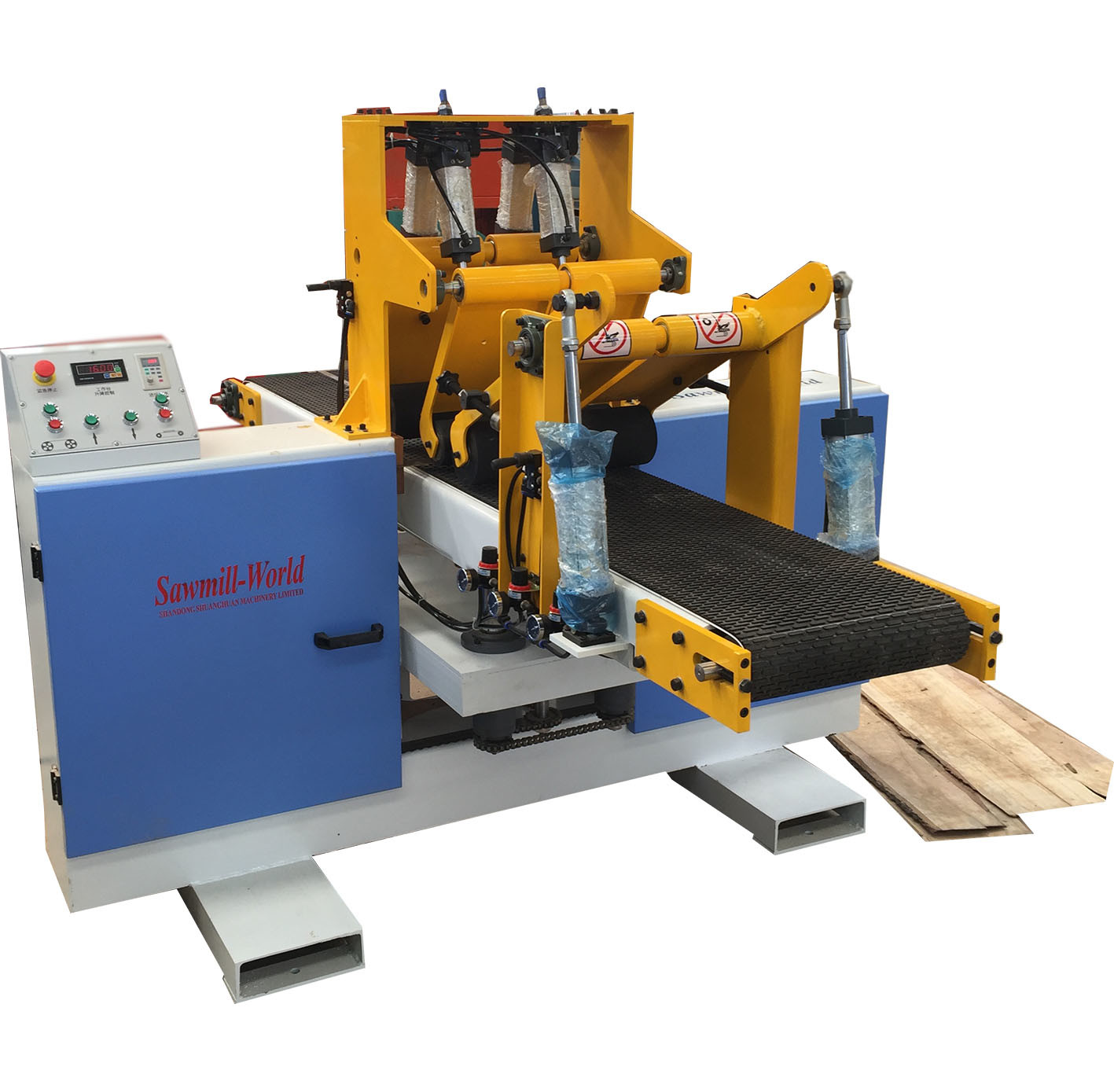 Precision Horizontal Band Saw Mill Wood Cut Thin Slices Machine