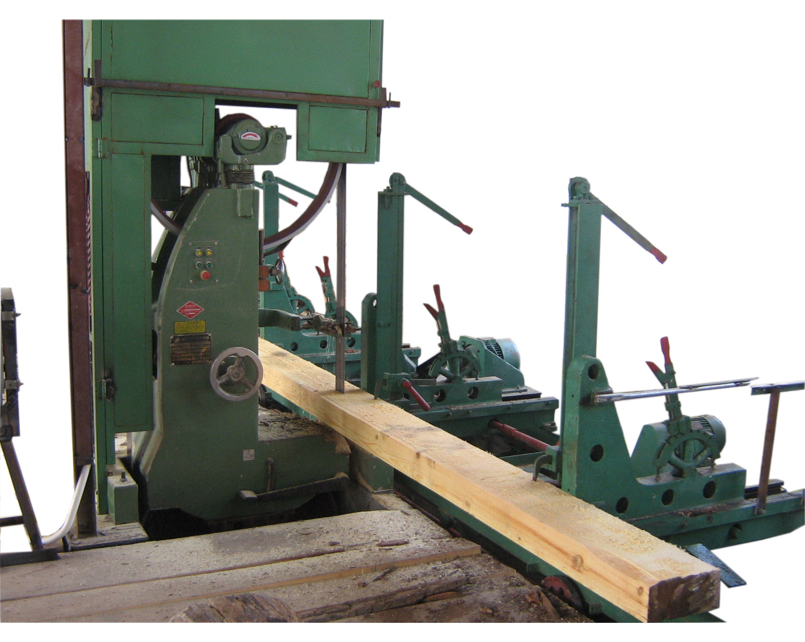 60 Inch Wood Cutting Vertical Bandsaw Mill With Log Carriage,Log Band