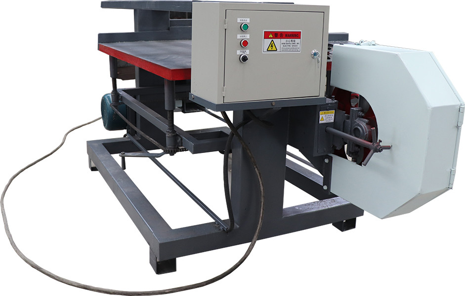 Horizontal wooden pallet dismantling band saw machine wood pallet