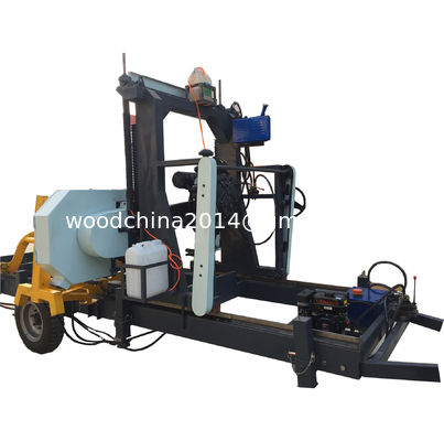 Portable Log saw cutting machine ,firewood horizontal saw bandsaw mills