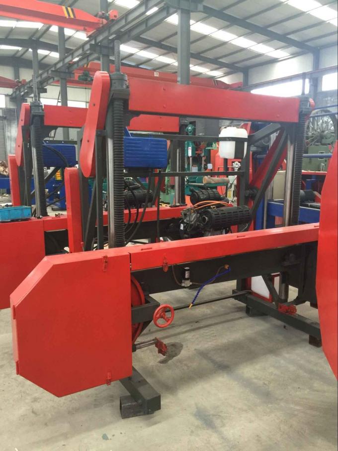 Wood Log Saw Portable Band Horizontal Sawmill Industrial Wood Saws