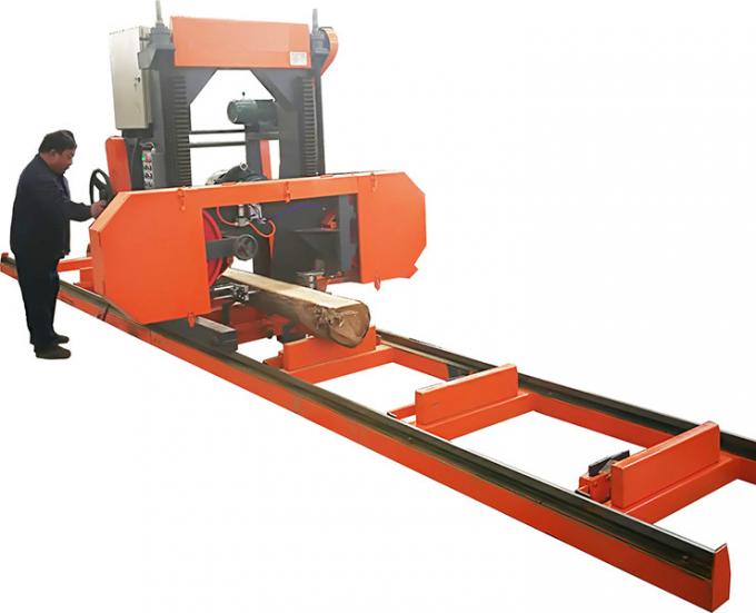 Portable Horizontal Band Saw Mobile Sawmills For Sale with hydraulic