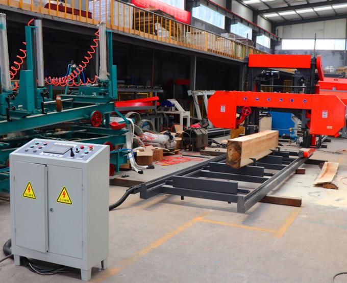 700mm MJ700P Mobile Bandsaw Mill ISO9001 Portable Lumber Mill