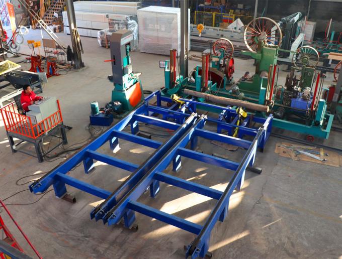 48'' Log Cutting Band Sawmill Vertical band Saw Machine with Auto Feed