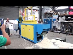 Spiral shaft wood shaving machine