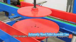 High-Efficiency EPAL European Standard Automatic Wood Pallet Production Line