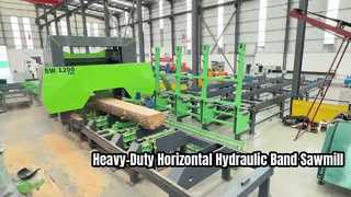 Heavy-Duty Horizontal Hydraulic Band Sawmill