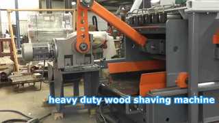 large scale heavy duty wood shaving machine