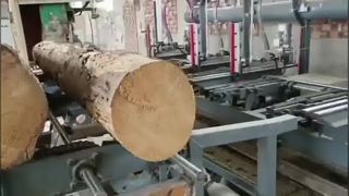 Vertical Band Sawmill with Hydraulic Log Carraige -pneumatic log grasp