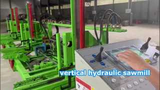 vertical hydraulic sawmill 