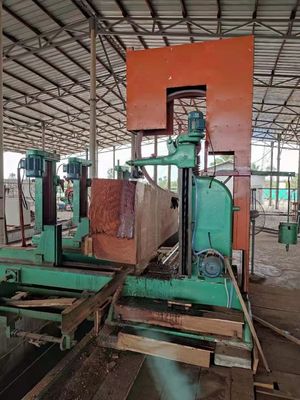 60'' Heavy-duty CNC Wood Saw Machine Vertical Band Sawmill Commercial Log Cut Saw for timber