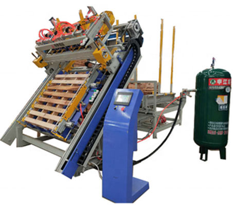 Euro Wood Pallet Nailing Machine, Pallet Machine Wood Pallet Making Machine with 3 nail guns