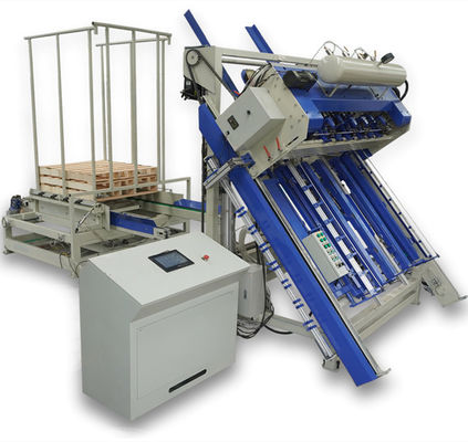 Automatic Wood Pallet Making Machine, Pallet Nailing Machine with automatic palletizer, wood pallet production line