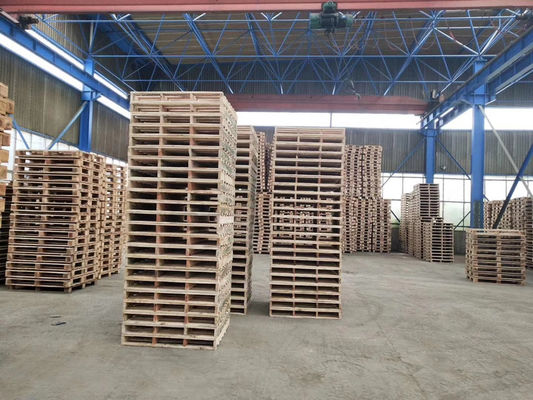 Automatic Wood Pallet Making Machine, Pallet Nailing Machine with automatic palletizer, wood pallet production line