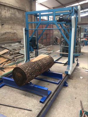 Electrical wood chain saw cutting machines, Frequency walking chainsaw mill with big guide bar