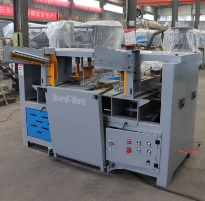 Double blade heads Pallet Notcher Machine, Wood Pallet Notcher for american tray