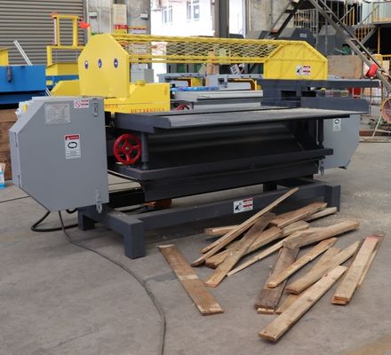 Wood Pallet Dismantling Sawmill Dismantle Wood Cutting Machine / Diesel Wood Pallet Dismantler