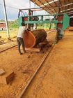 China Horizontal Band Sawmill Heavy Duty Band Saw Machine Large Log Sawmill With Interter Feeding