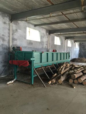 500mm Dia Wood Debarker Tree Bark Stripping Machine Heavy Duty Single Roller