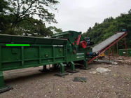 Customizable Mobile Horizontal Wood Chipper Shredder Dry And Wet Wood Log Branches Crusher