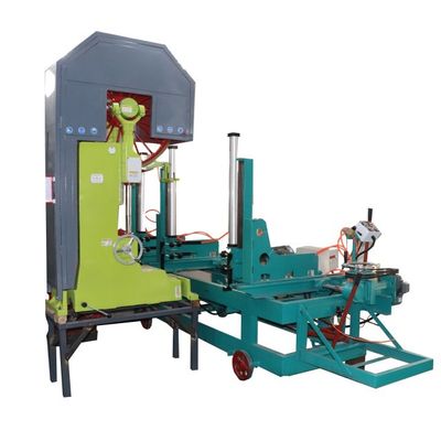 MJ3310 Vertical wood cutting band saw, log sawing sawmill machine with CNC Carriage