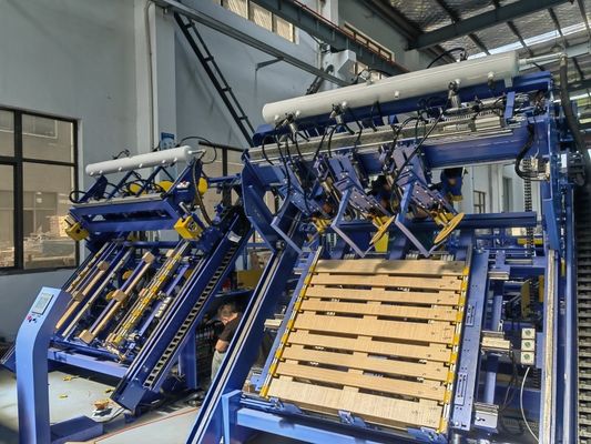 Automatic Nailing Wood Pallet Machine Wood Pallet Production Line Pallet Nailing Line