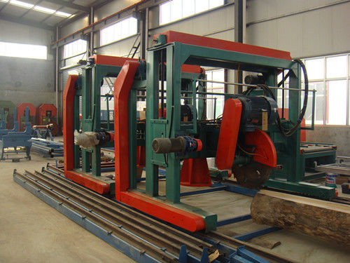 Square timber cutting Circular Sawmill, Swing Blade Circular Saw for hardwood logs cutting