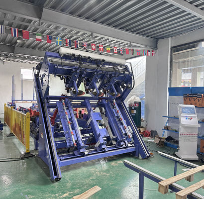 Automatic Wood Pallet Nailer Machine, Wood Pallet Nailing Machine With 4 Nail Guns