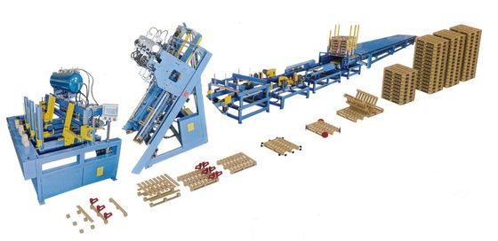 Professional Wood Pallet Making Machine / Machine To Make Wood Pallet