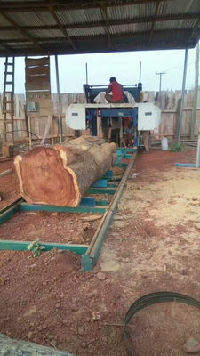 Band saw machine for wood cutting,portable saw mill,Horizontal wood working machine