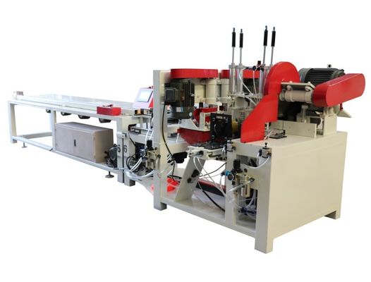 Automatic Foot Block Machine, Foot Pier Machine, Wooden Pallet Block Nailing Machine