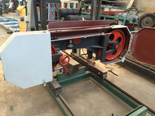 Band saw machine for wood cutting,portable saw mill,Horizontal wood working machine