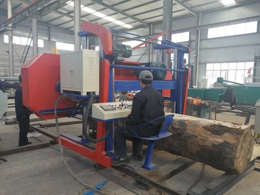 MJ2000 large size automatic wood cutting machine-Heavy Duty Large Size Horizontal Band Saw Mill