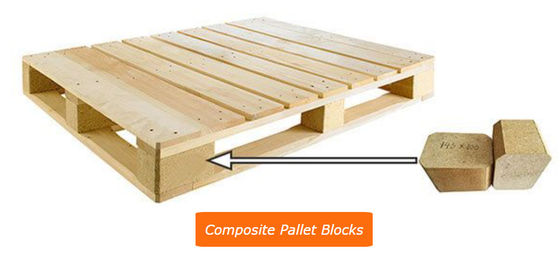 Block Making Pallet Nailing Machine Euro Style Pallet Nailer With 2 Nail Guns