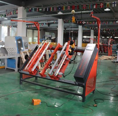 Wood Stringer Pallet Block Making Machine, Pallet Nailing Machine, Pneumatic Wood Pallet Nailing Table