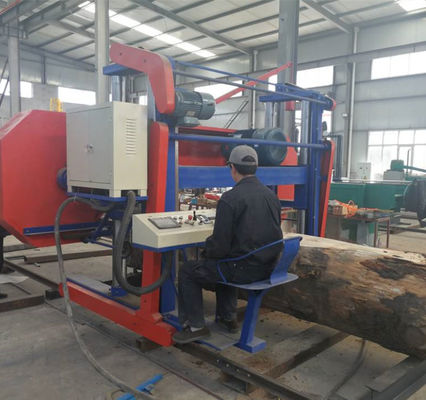 Horizontal 80HP Large Bandsaw Mill 2000mm Wood Saw Milling Machine