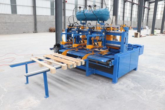 Automatic Wood Pallet Block Nailing Machine Pallet Legs Nailing Machine
