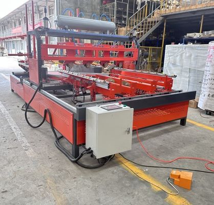 Semi Automatic Horizontal Wood Stringer Pallet Making Machine Pallet Nailing Machine