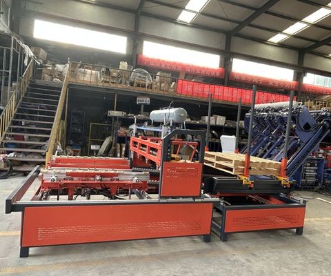 Semi Automatic Horizontal Wood Stringer Pallet Making Machine Pallet Nailing Machine