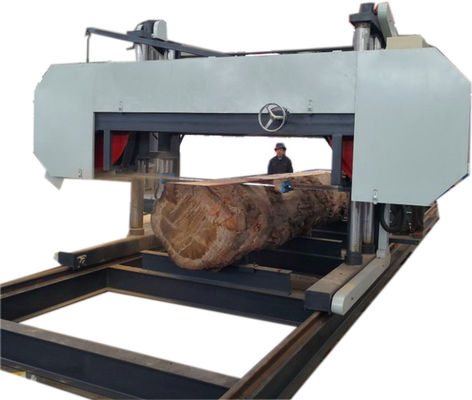 China Wood Bandsaw Heavy Duty Horizontal Band Sawmill Wood Cutting Band Saw For 2.5m log