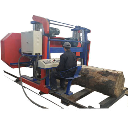 China Wood Bandsaw Heavy Duty Horizontal Band Sawmill Wood Cutting Band Saw For 2.5m log