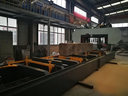 Hydraulic Horizontal Log Band Saw Big Automatic Wood Sawmill For Sawing Wood